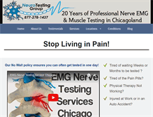 Tablet Screenshot of neurotestinggroup.com